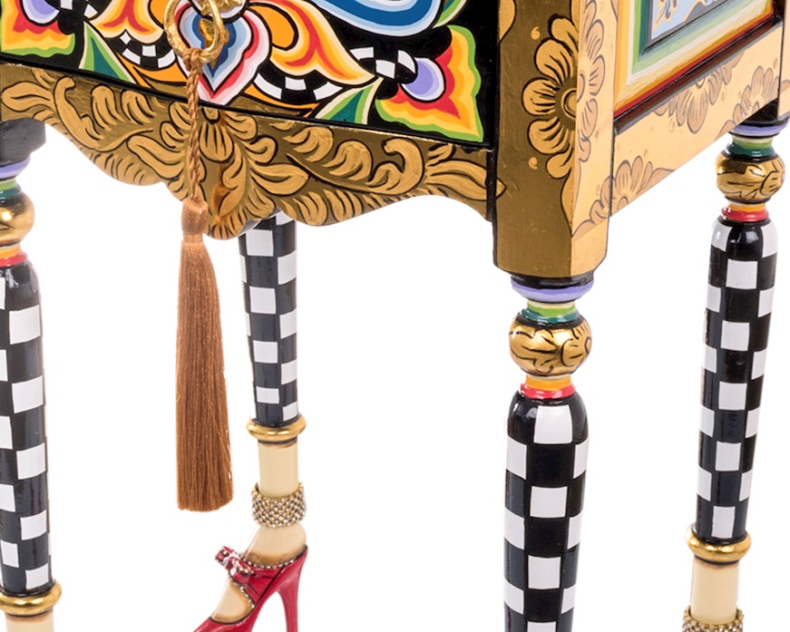 Cassettiera S Versailles dipinta a mano Tom's Drag