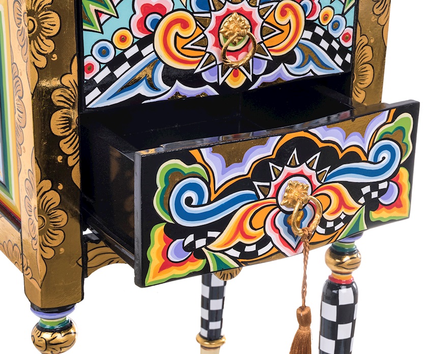 Cassettiera S Versailles dipinta a mano Tom's Drag