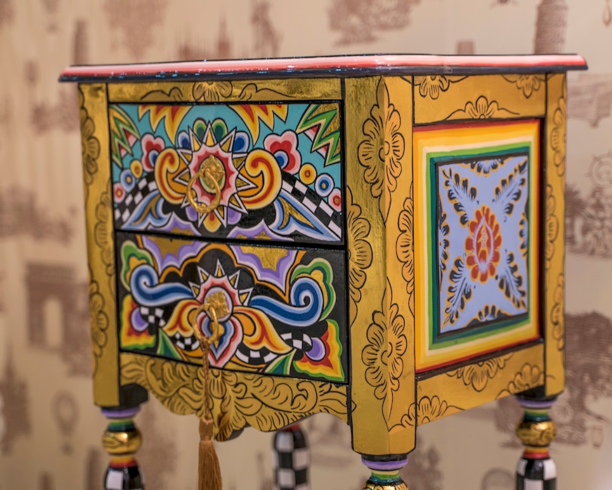 Cassettiera S Versailles dipinta a mano Tom's Drag