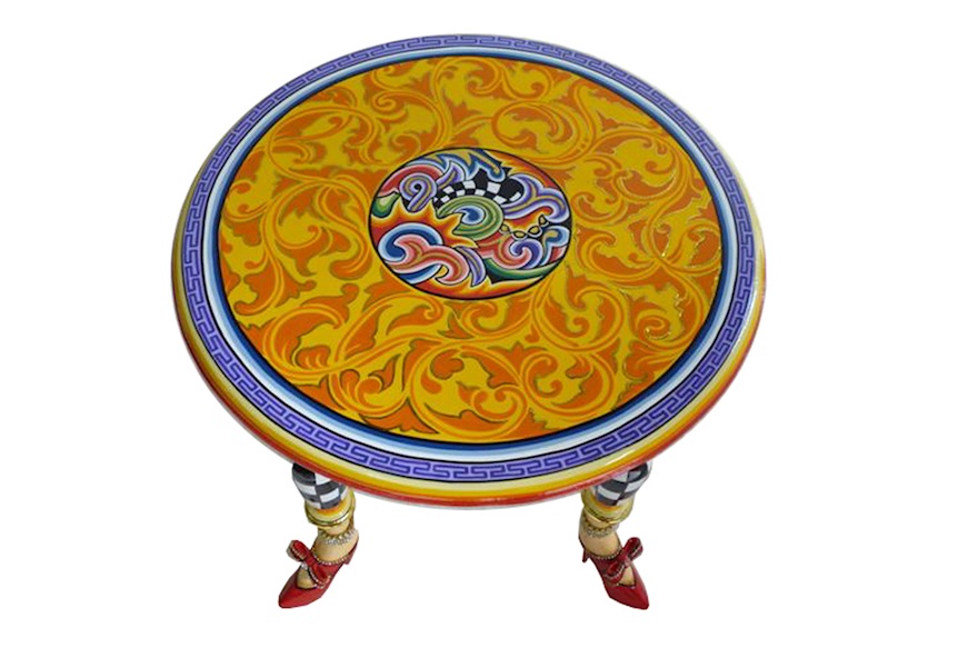 Tavolino Side Table Versailles dipinto a mano Tom's Drag