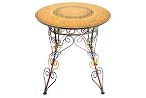 Tavolino Gazebo dipinto a mano Tom's Drag