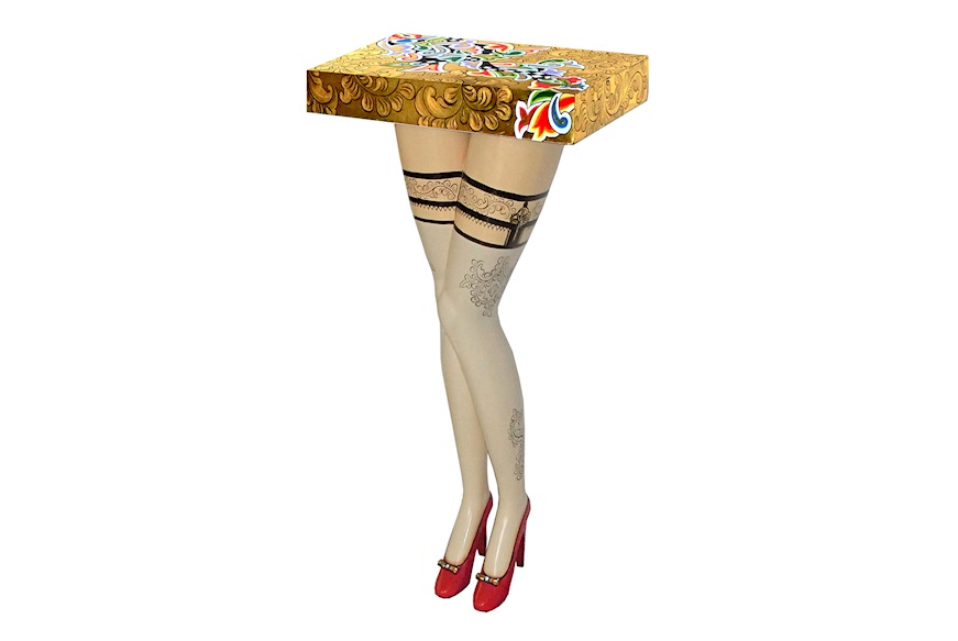 Console Table Lady's Legs dipinta a mano Tom's Drag