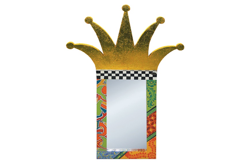 Specchio Crown Mirror dipinto a mano Tom's Drag