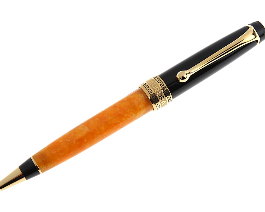 Penna a sfera Optima O Sole Mio screziata arancione Aurora