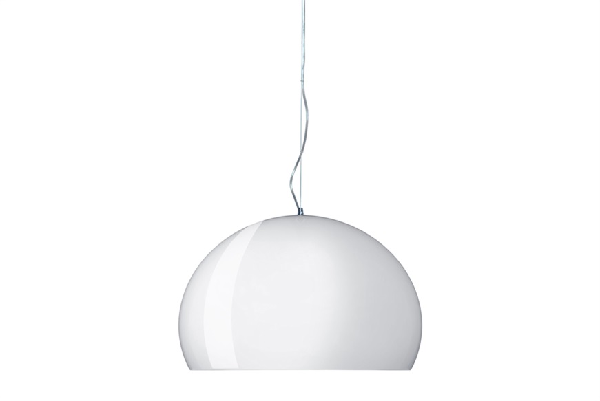 Lampada sospensione Fl/y colore bianco lucido Kartell