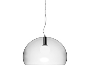 Suspension lamp Fl/y transparent Kartell