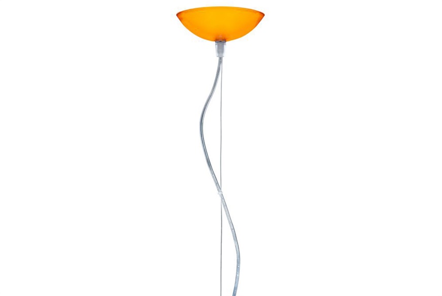 Lampada sospensione Fl/y colore arancio Kartell