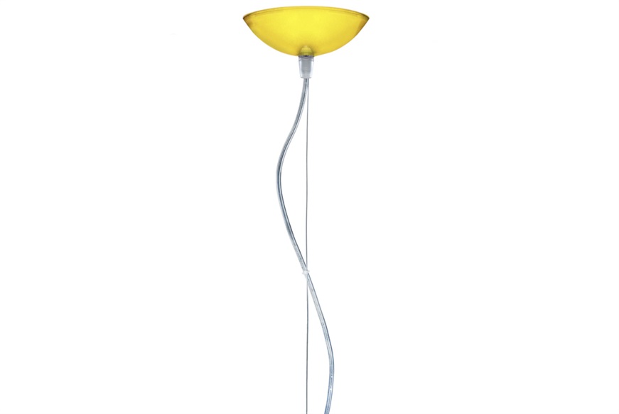 Suspension lamp Fl/y yellow Kartell