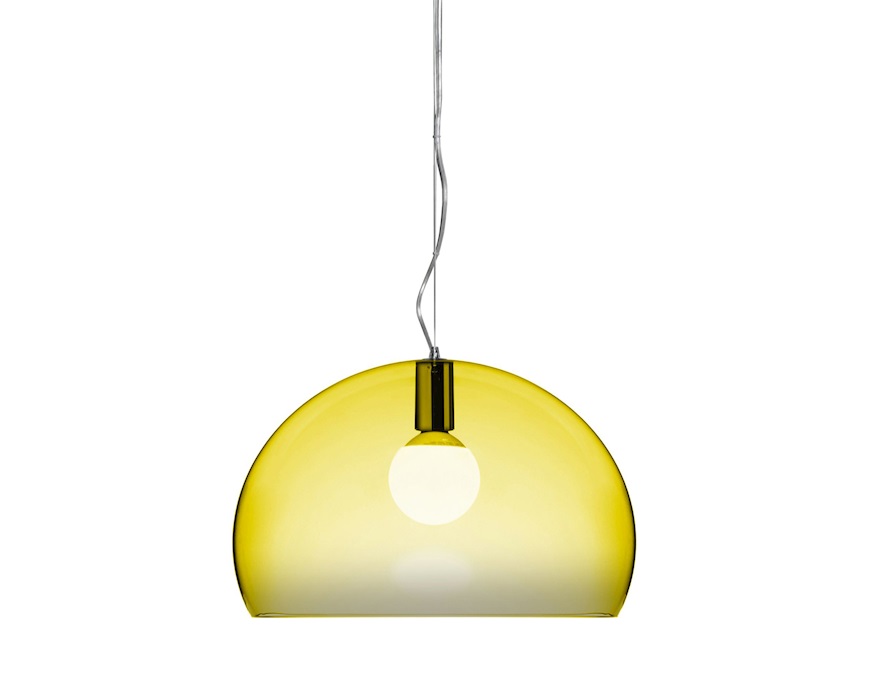 Lampada sospensione Fl/y giallo Kartell
