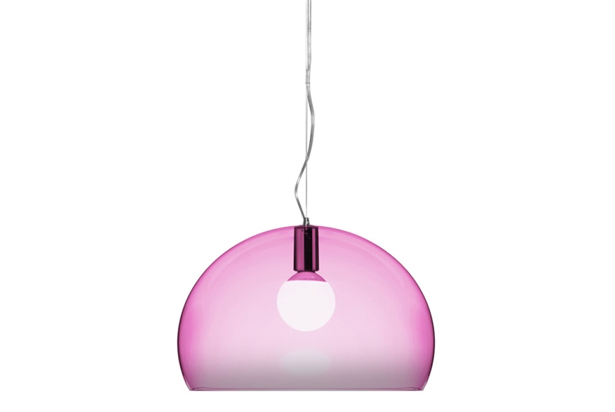 Suspension lamp Fl/y pink Kartell