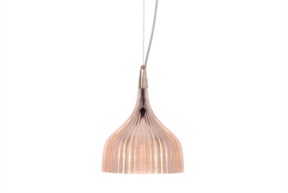 Suspension lamp E' pink Kartell