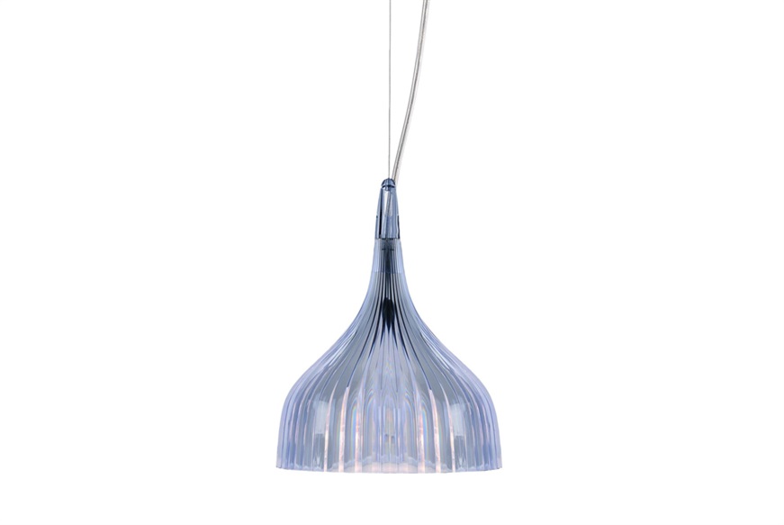 Suspension lamp E' light blue Kartell