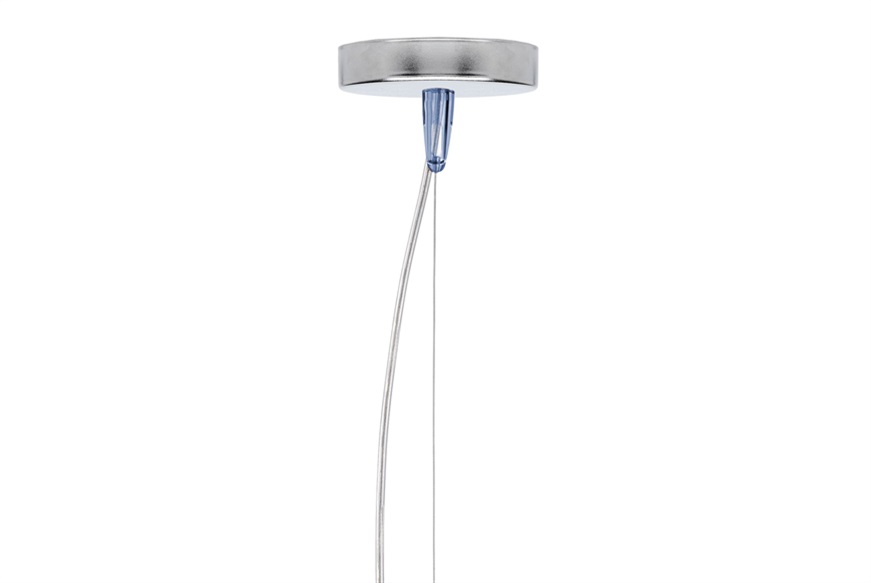 Suspension lamp E' light blue Kartell