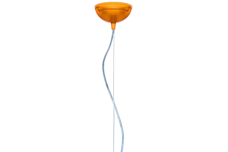 Suspension lamp Small Fl/y orange Kartell