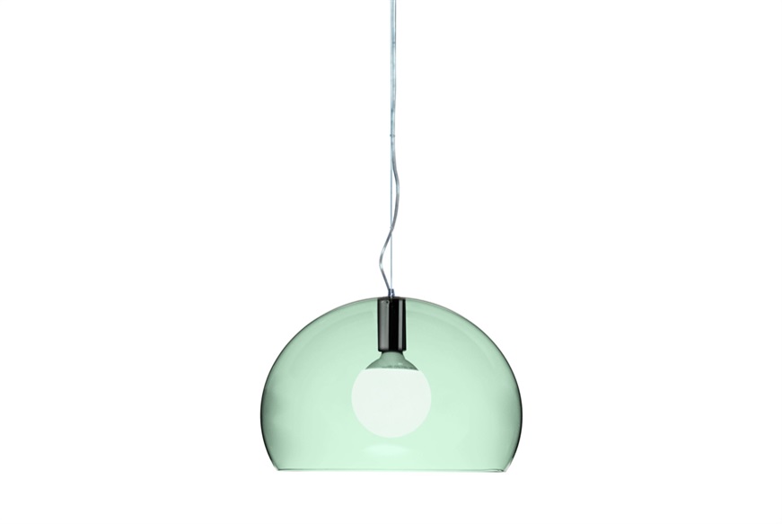 Suspension lamp Small Fl/y green Kartell