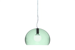 Suspension lamp Small Fl/y green Kartell