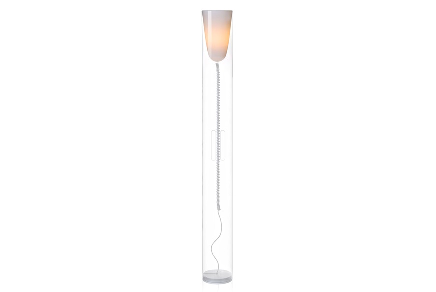Lampada da terra Toobe trasparente Kartell
