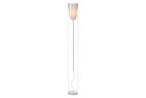 Lampada da terra Toobe trasparente Kartell