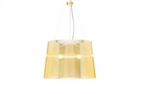 Lampada sospensione Gè gialla Kartell
