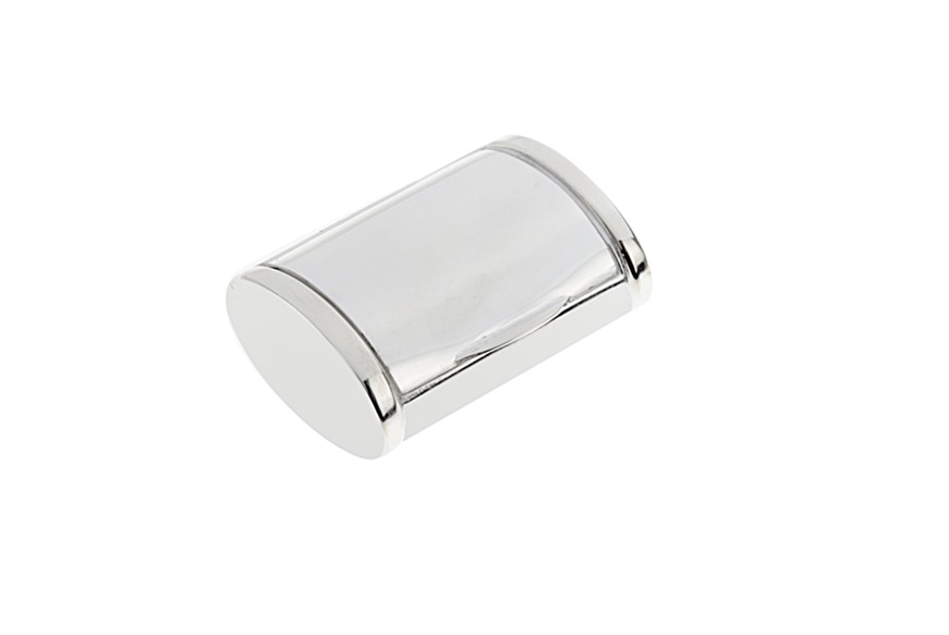 Pill box silver rectangular with oval sides Selezione Zanolli
