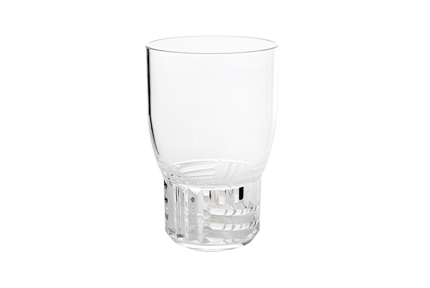 Water glass Trama crystal Kartell