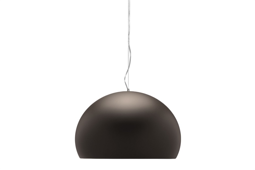 Suspension lamp Fl/y brown Kartell