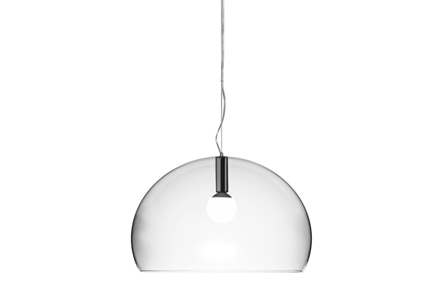 Lampada sospensione Big Fl/y trasparente Kartell