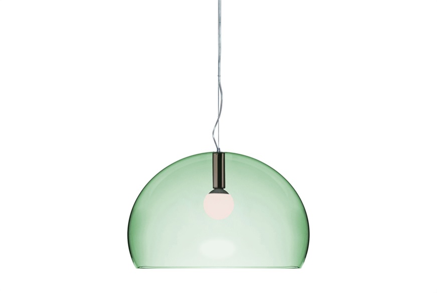 Suspension lamp Big Fl/y green Kartell