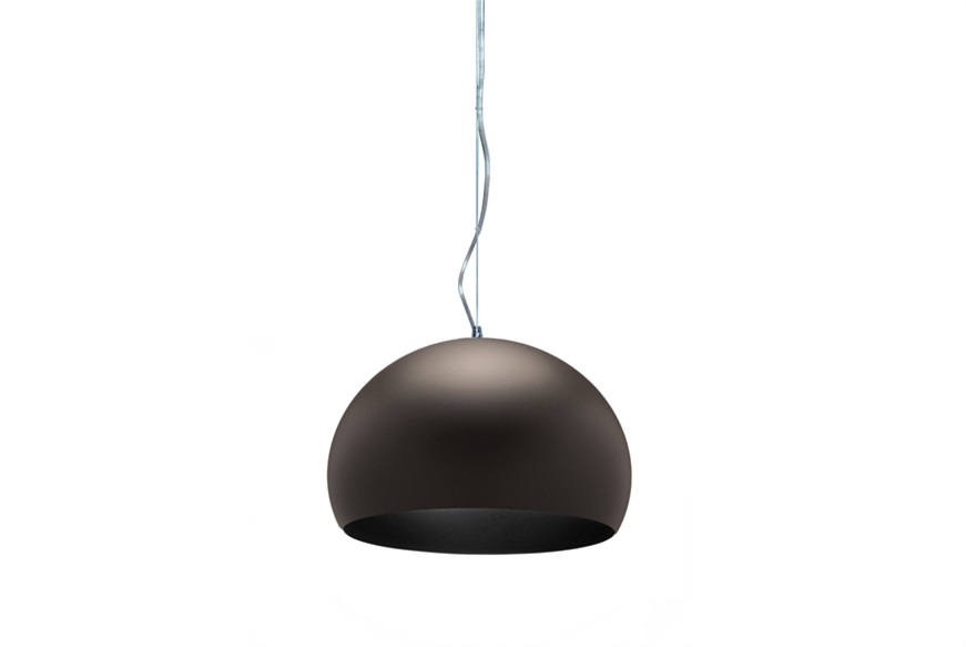 Suspension lamp Small Fl/y brown Kartell