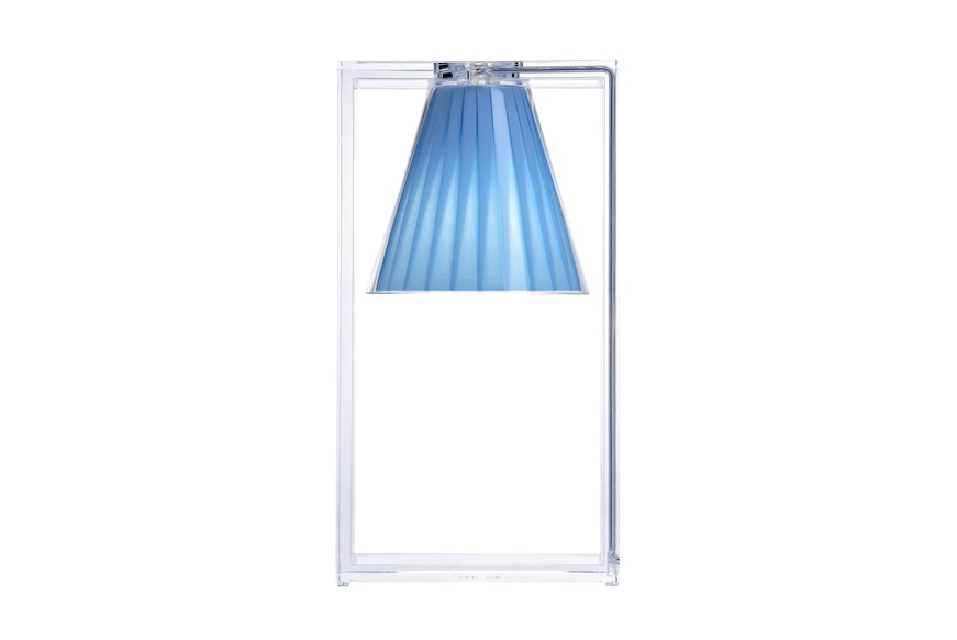 Lampada da tavolo Light Air azzurra Kartell