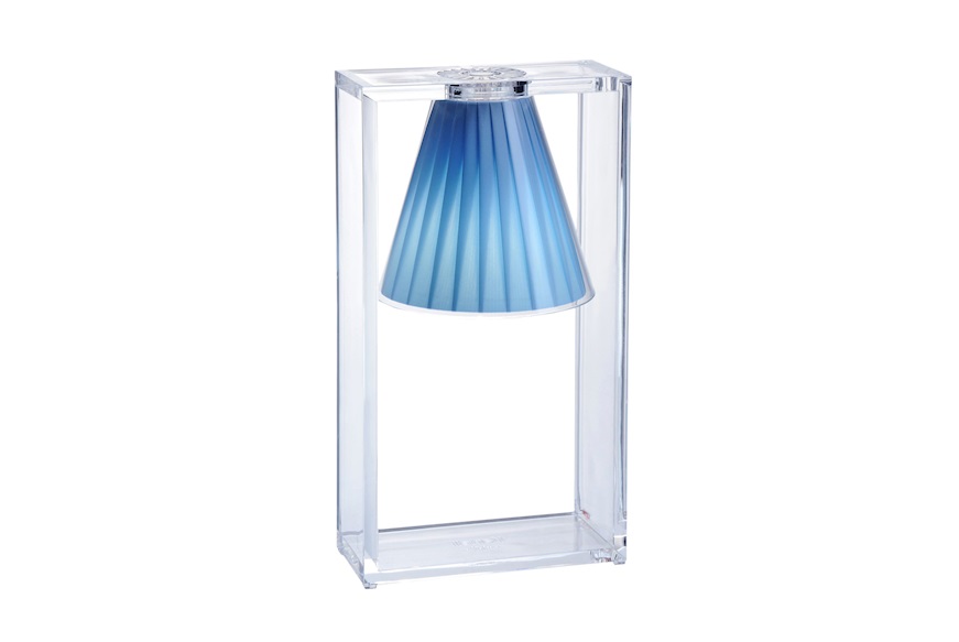 Lampada da tavolo Light Air azzurra Kartell