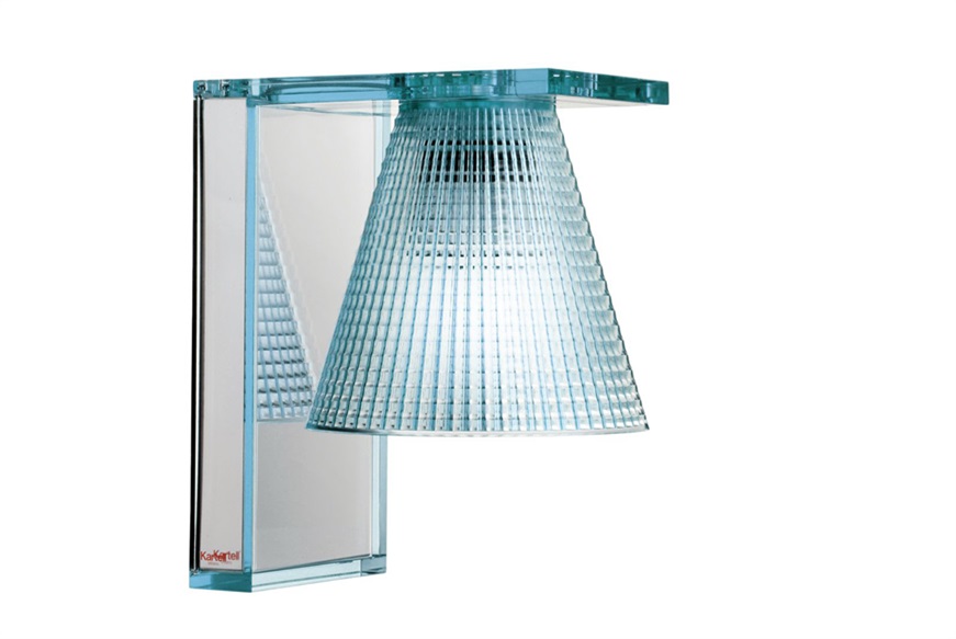 Lampada applique Light Air azzurra Kartell