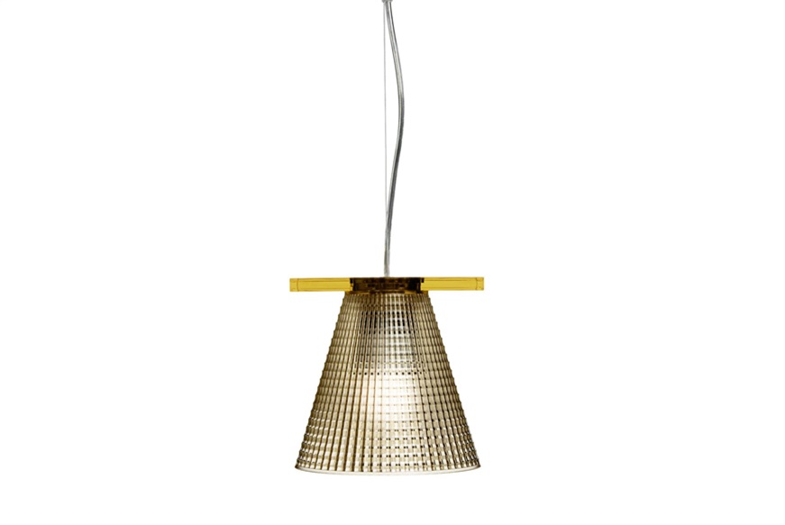 Lampada sospensione Light Air ambra Kartell