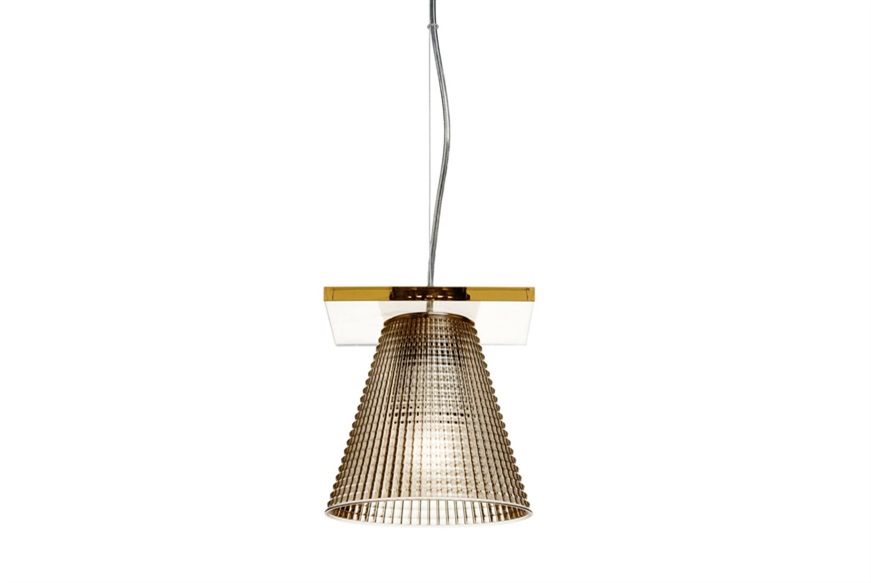 Lampada sospensione Light Air ambra Kartell