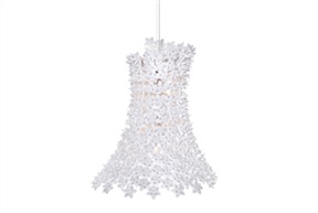 Lampada sospensione Bloom bianca Kartell