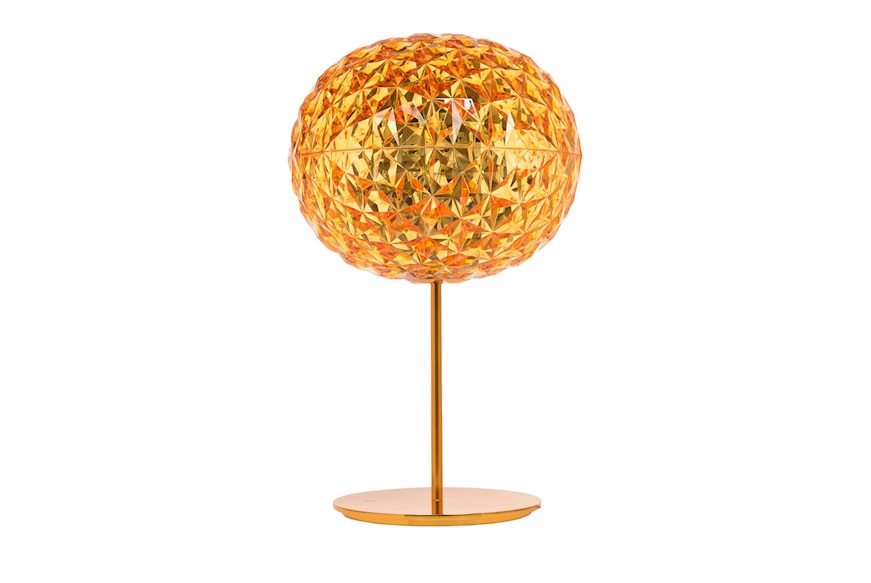 Lampada da tavolo Planet con dimmer colore ambra Kartell