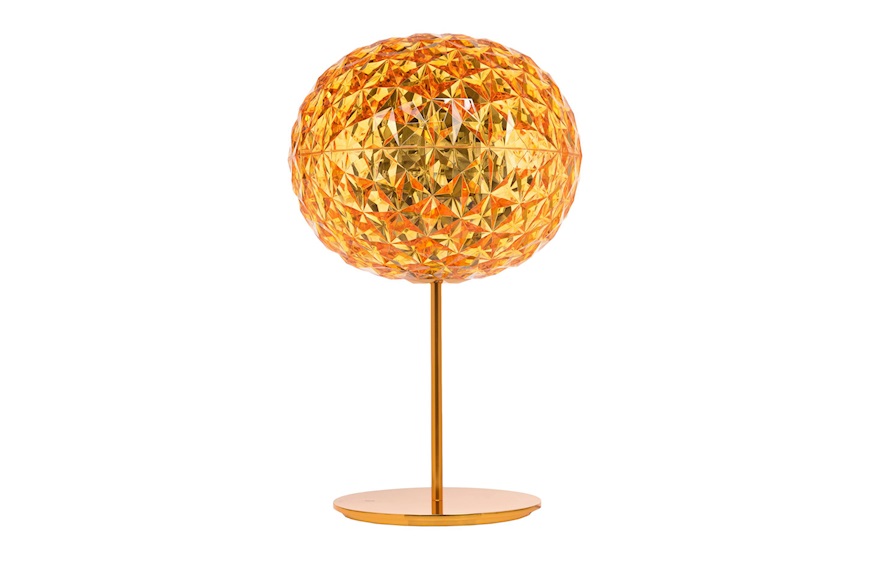 Lampada da tavolo Planet con dimmer colore ambra Kartell