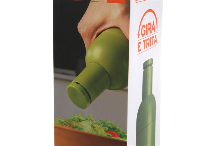 Salt and pepper mills Gravity green Pusher