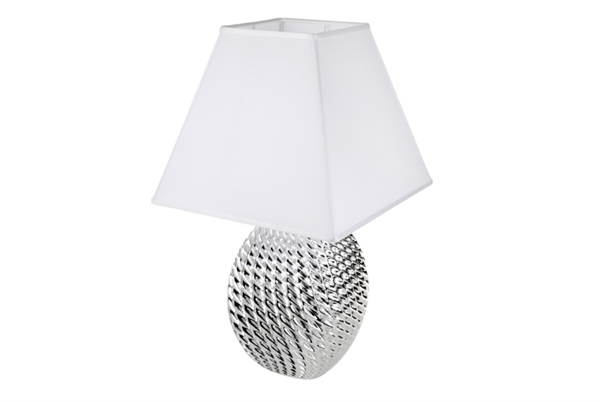 Lampada Twist argento bilaminato Selezione Zanolli