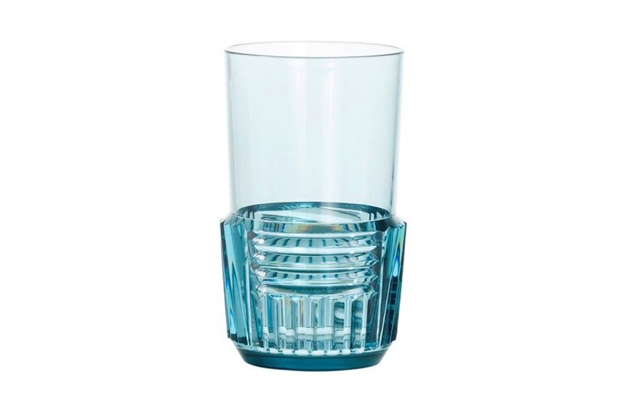 Glass Trama sea blue Kartell