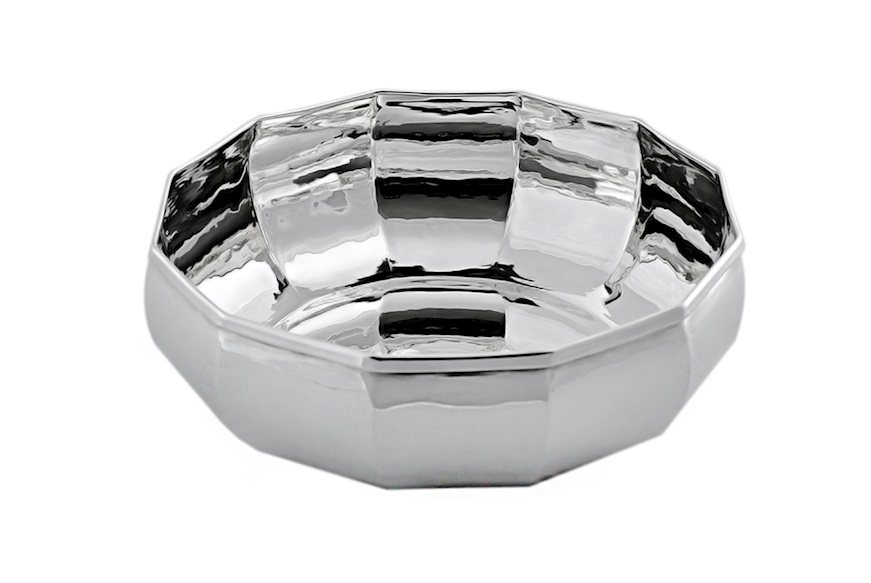 Round bowl silver plated Selezione Zanolli