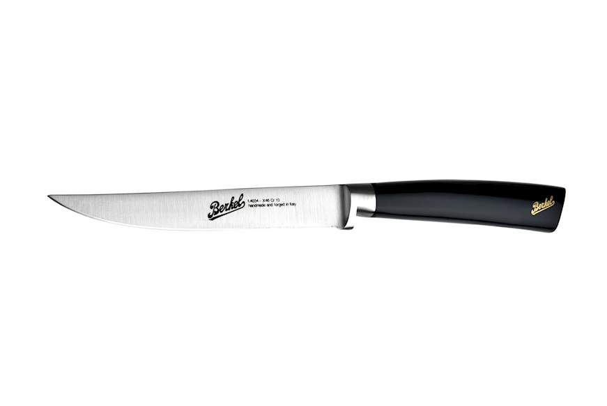Set 6 pezzi coltelli bistecca Elegance acciaio con manico nero Berkel