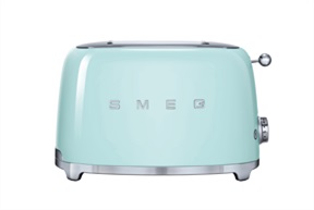 Toaster 2 slices pastel green Smeg