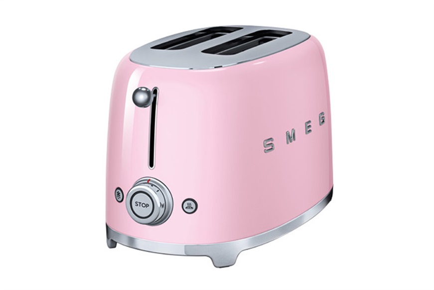 Toaster 2 slices pink Smeg