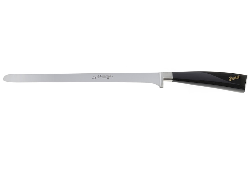 Ham knife Elegance steel with black handle Berkel