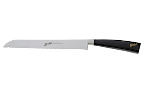 Coltello pane Elegance acciaio con manico nero Berkel