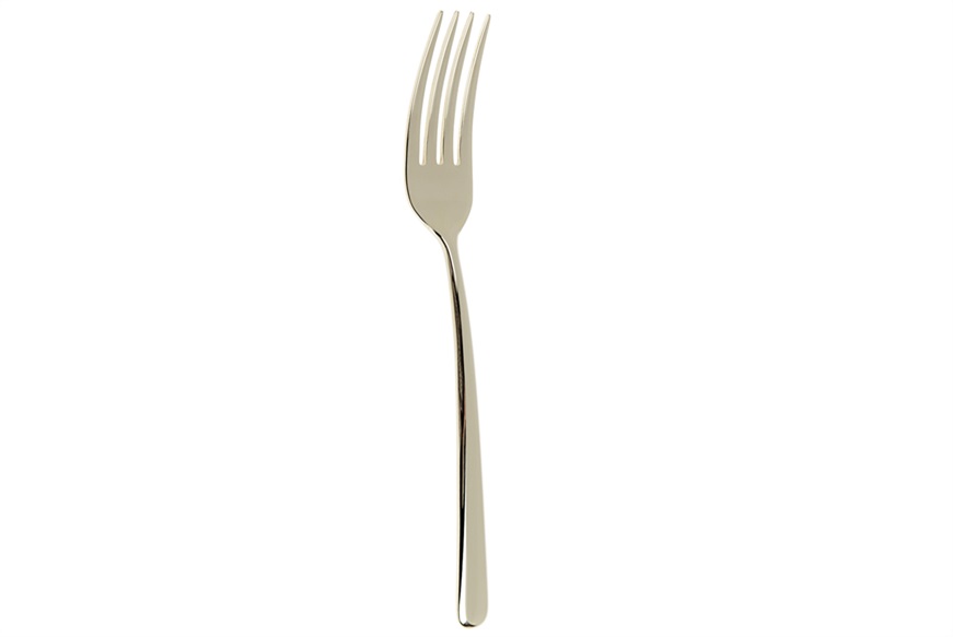 Table fork Linear Champagne steel Sambonet