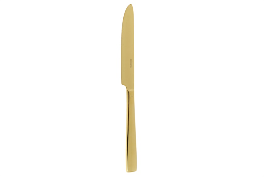 Coltello tavola Flat Gold acciaio Sambonet