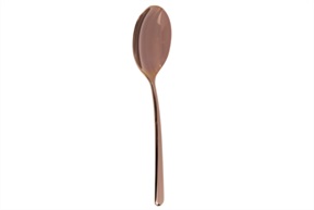 Cucchiaio tavola Linear Copper acciaio Sambonet