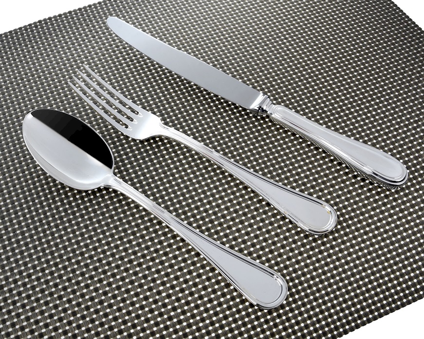 Servizio posate argento 3 pezzi in stile Inglese Selezione Zanolli